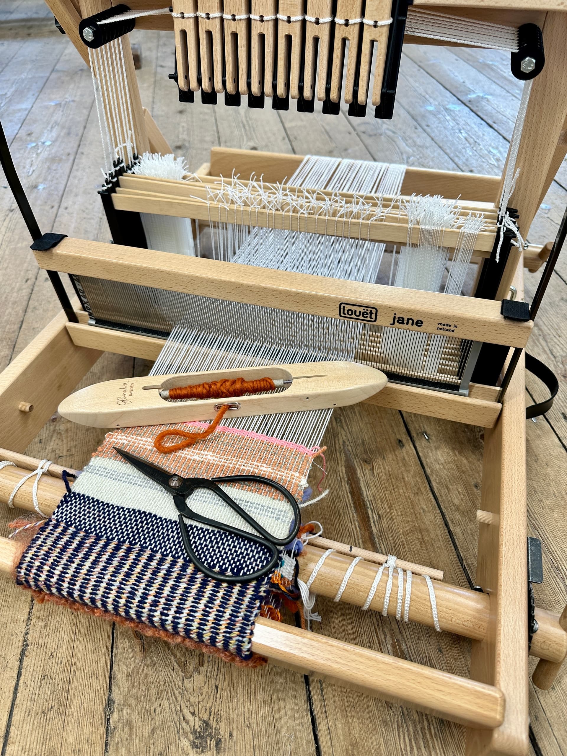 Land Adventures at Whitchurch Silk Mill: Weaving a Wall Hanging