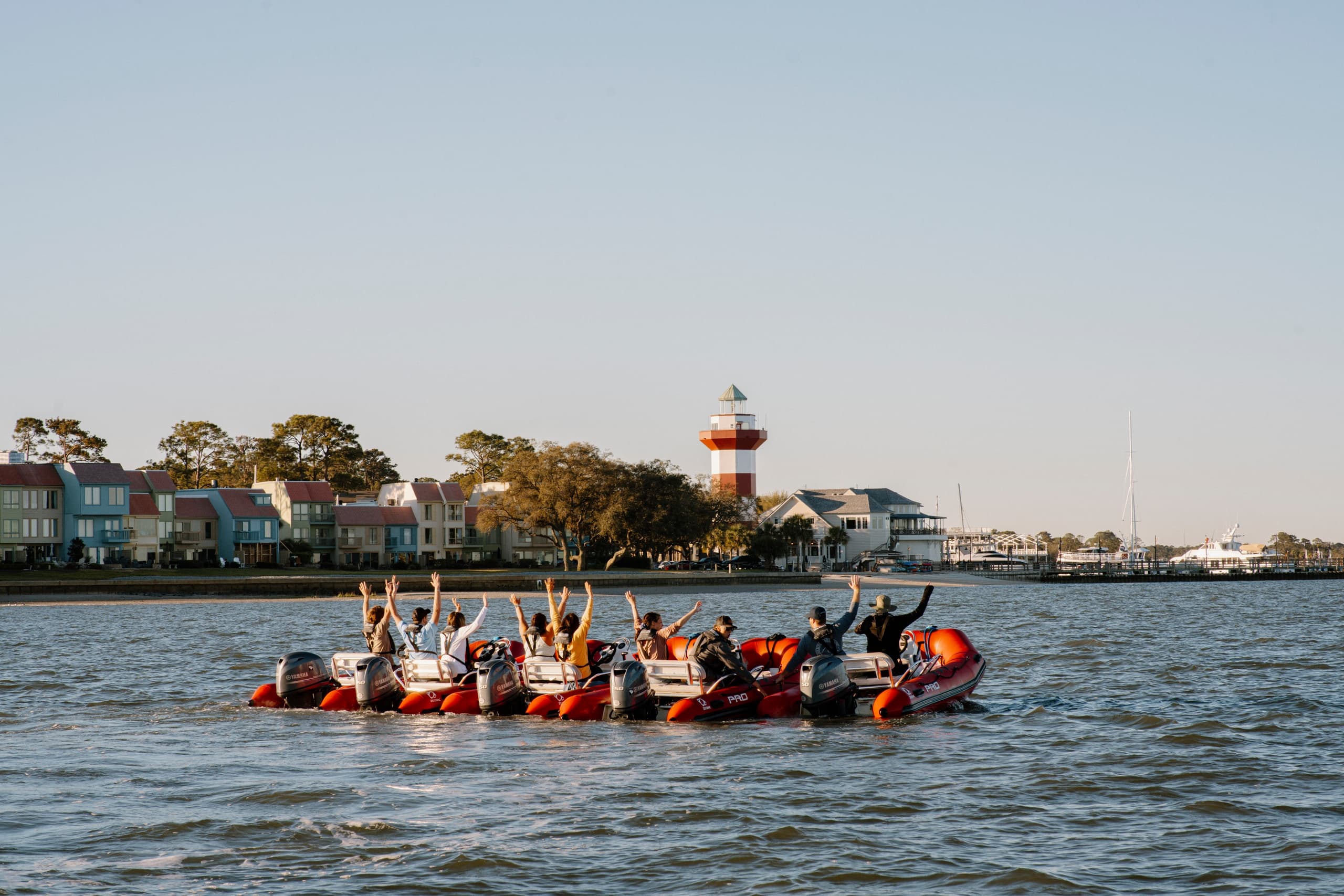 Drive Your Own Mini Boat on Hilton Head Island’s Ultimate Dolphin Tour