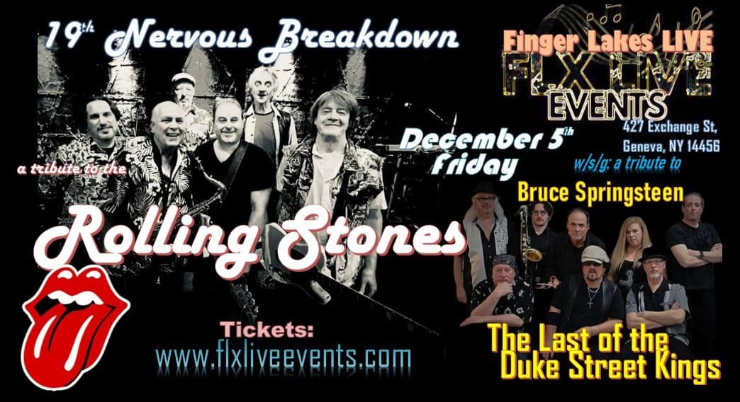 Live band performing Rolling Stones tribute at indoor club venue