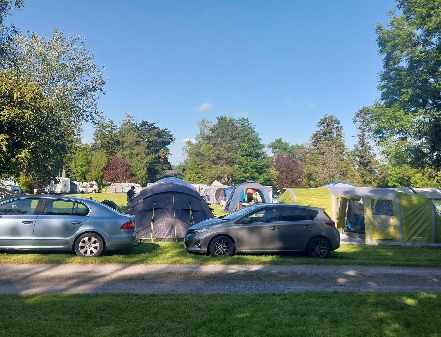 Camping Amidst the Galtee Mountains at Ballinacourty House Caravan and Camping Park