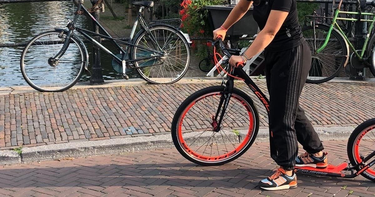 Outdoor Kickbike Tour in Utrecht by DagjeSuppen.nl