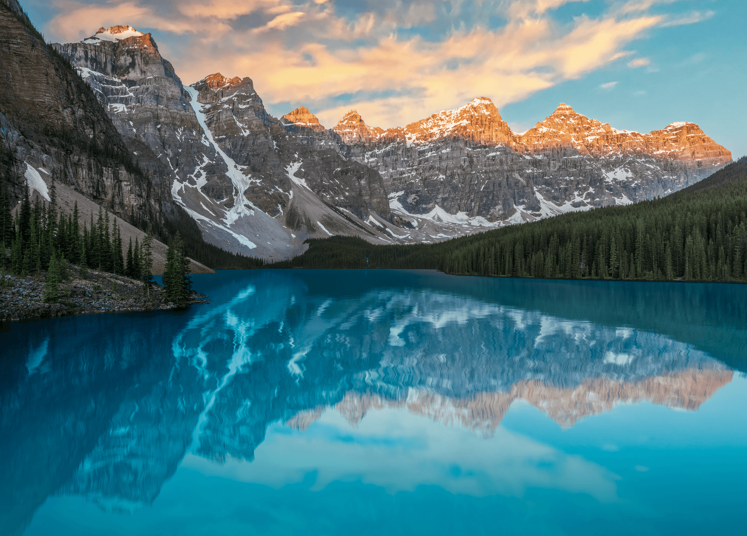Moraine Lake Sunrise Tour by Explore Banff Tours