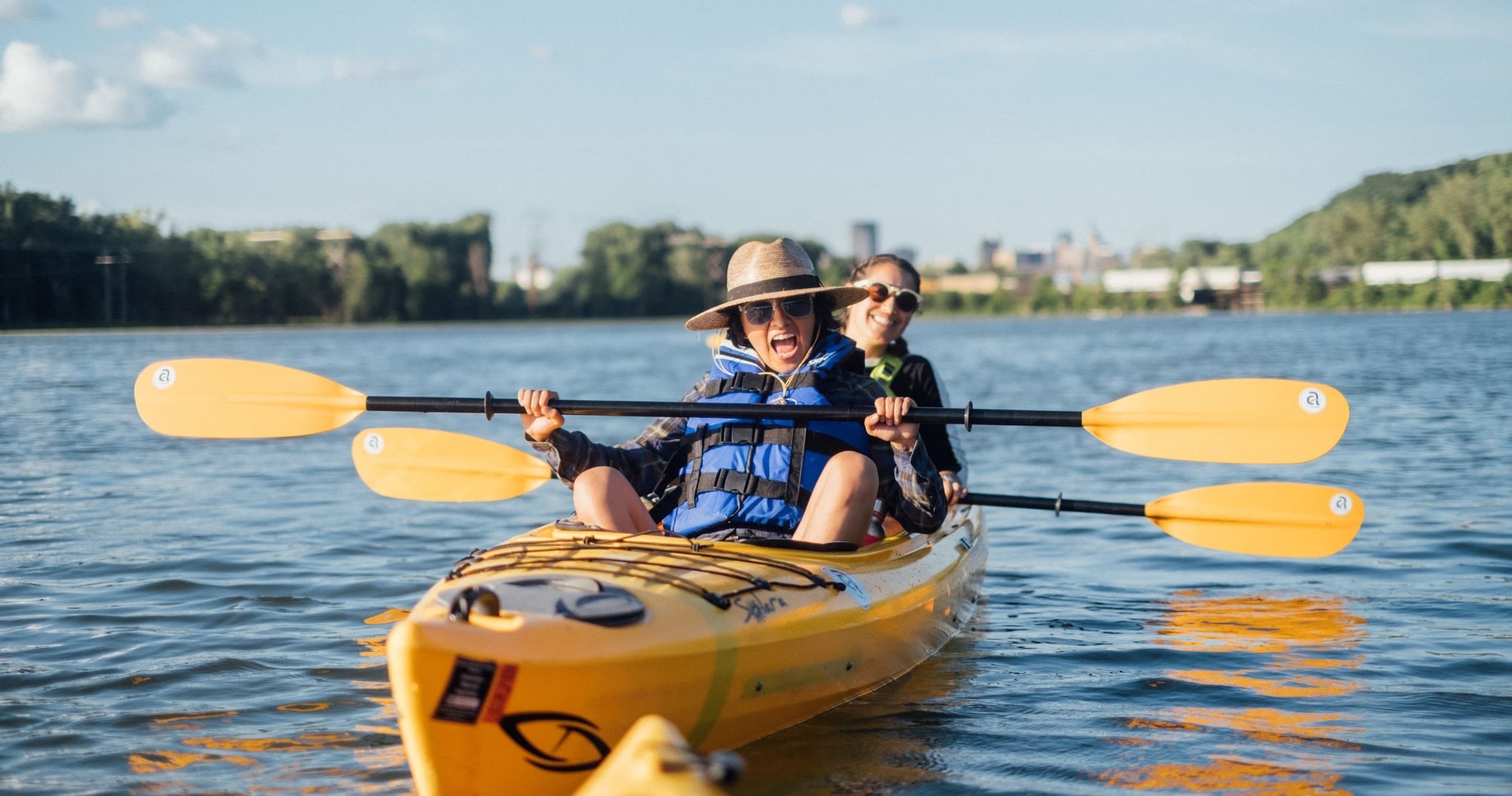 Kayak Adventures at Mississippi Gateway Regional Park by Three Rivers Park District