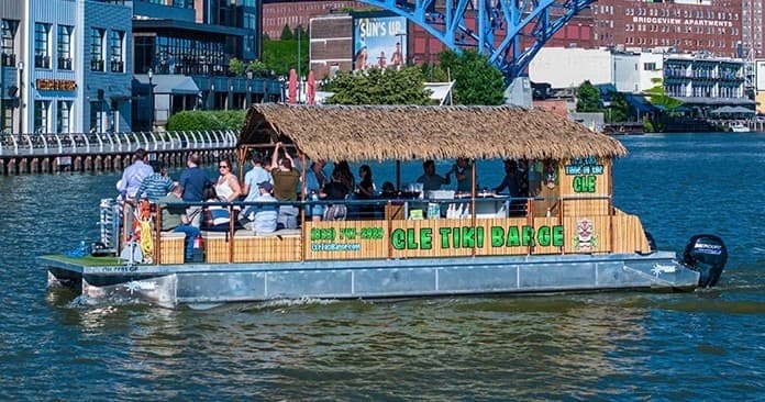 Big Kahuna Private Cruise — 2-Hour Tiki Barge on Cleveland's Cuyahoga River photo 1