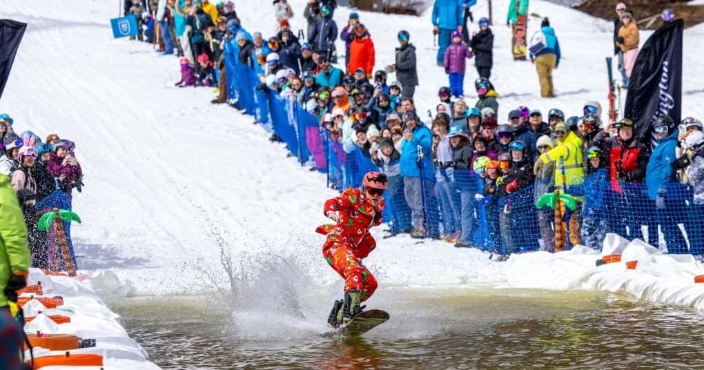 Experience Killington’s Annual Spring Pond Skim: Ski, Snowboard, and Splash Into Adventure