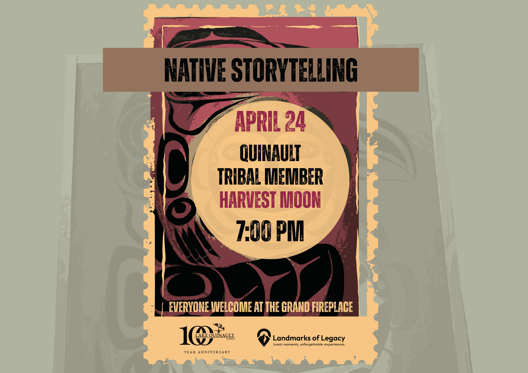 Quinault Fireside: Native Storytelling Evening at Lake Quinault Lodge photo 1