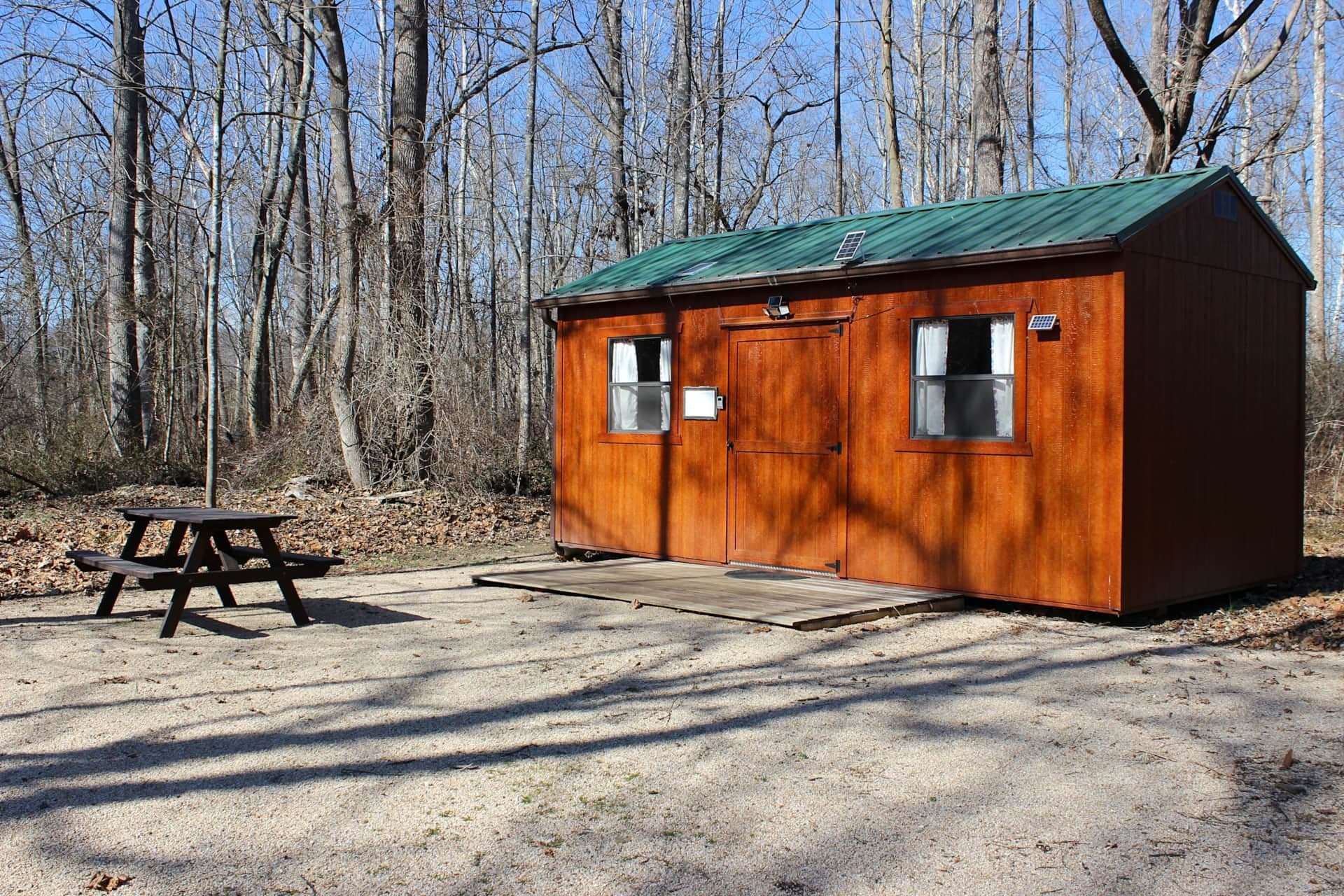 Off-Grid Glamping at Gala Campground: Rustic Cabin Escape on the James River