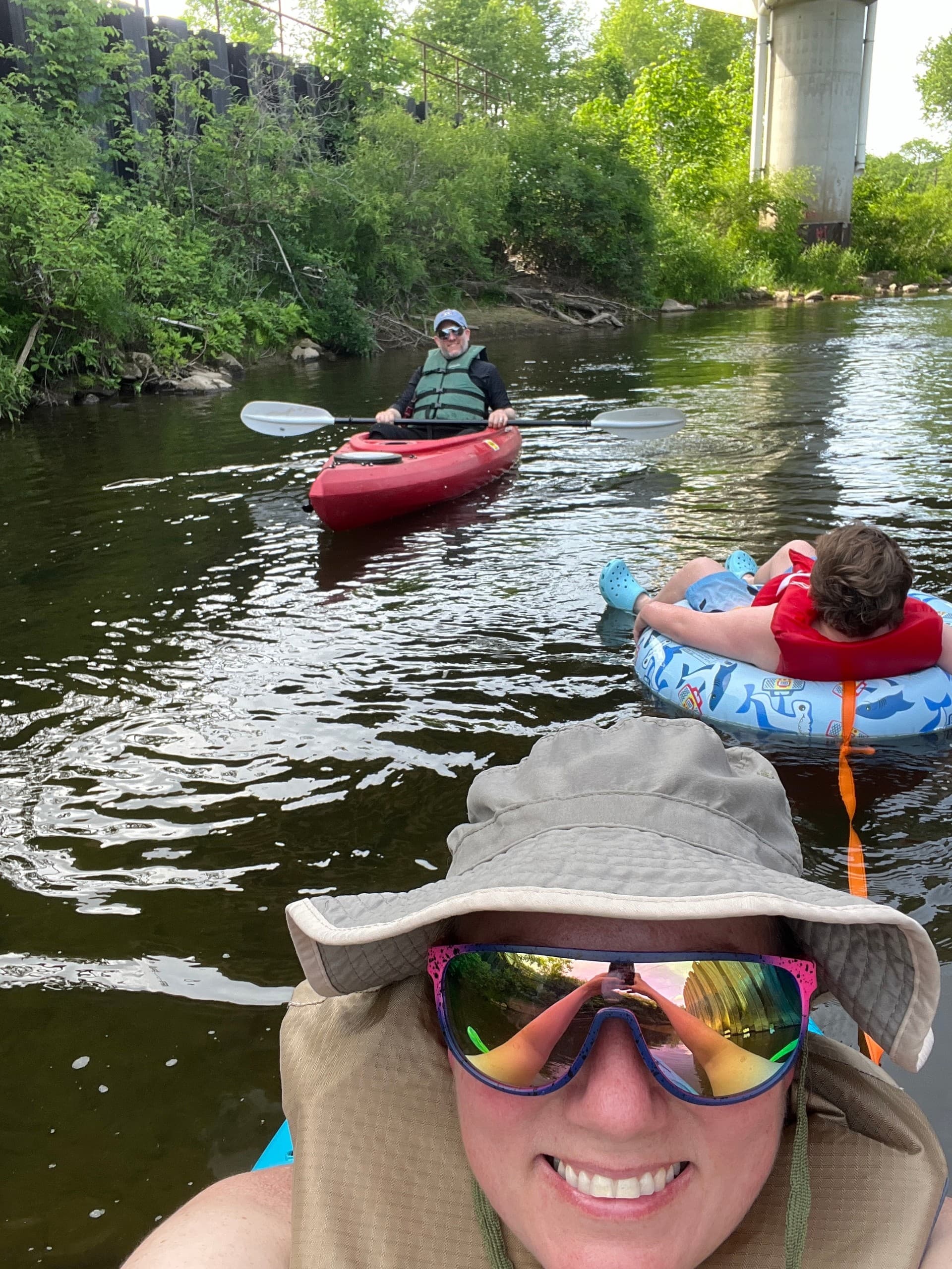 Short Town Float on the Clarion River: Johnsonburg West Branch Paddle