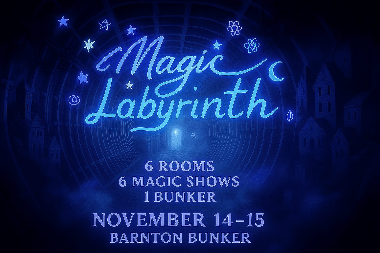 Inside the Magic Labyrinth at Edinburgh’s Barnton Bunker: Six Rooms of Spellbinding Illusions