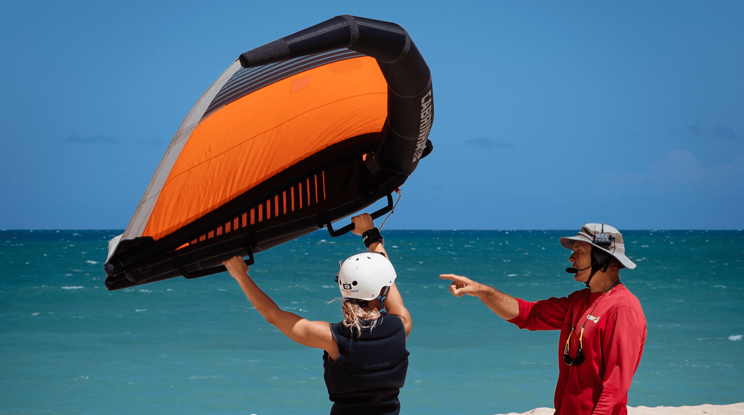Wing Foiling Thrills with Kiteboarding School of Maui