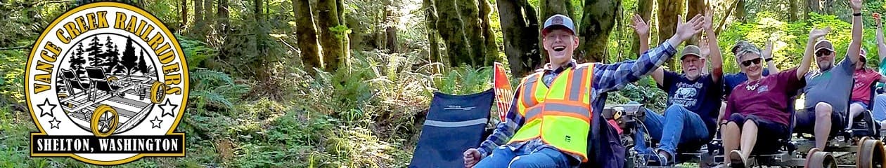 Railrider Quadricycle Adventure: 13-Mile Historic Logging Rail Ride Near Shelton WA