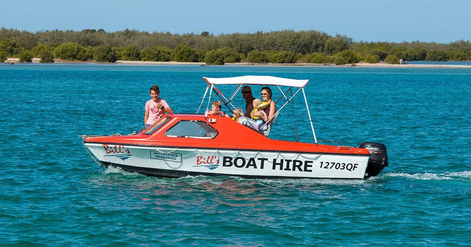 Water Activities & Bill's Boat Hire and Bike Hire: Pumicestone Passage Adventures
