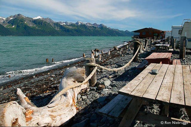 Electric RV Campsites at Miller's Landing in Seward, Alaska