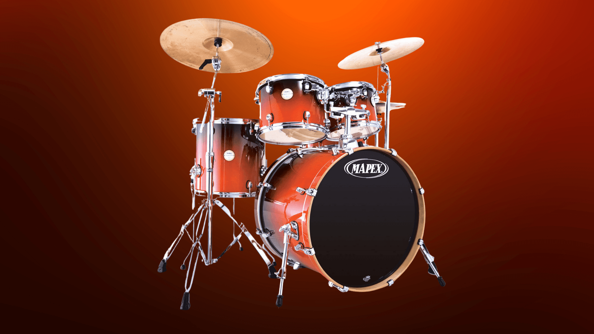 Mapex Pro-M Drum Kit Rentals by Bass Drop Music Liverpool