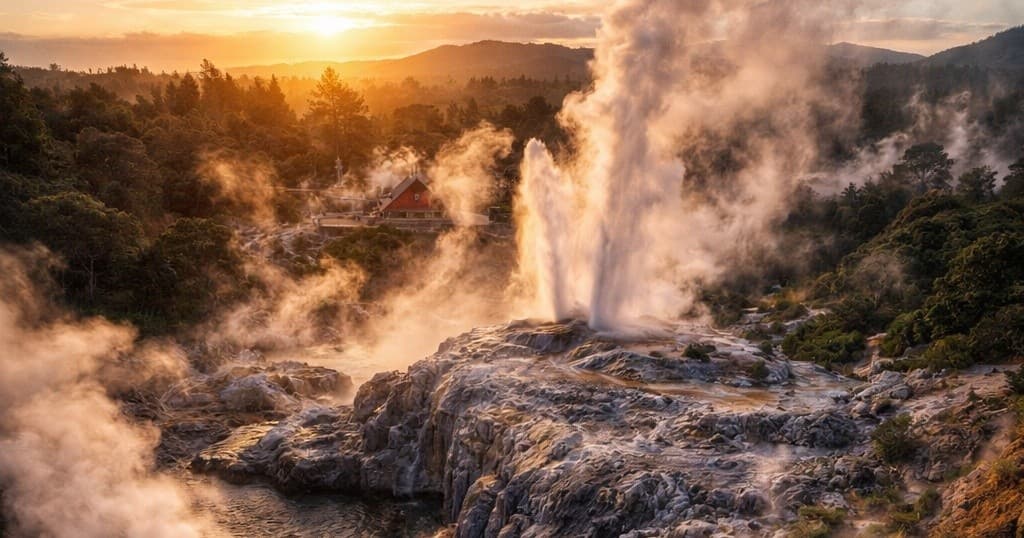 Te Puia Geothermal Valley, Rotorua: Pohutu Geyser, Māori Arts & Kiwi Encounters