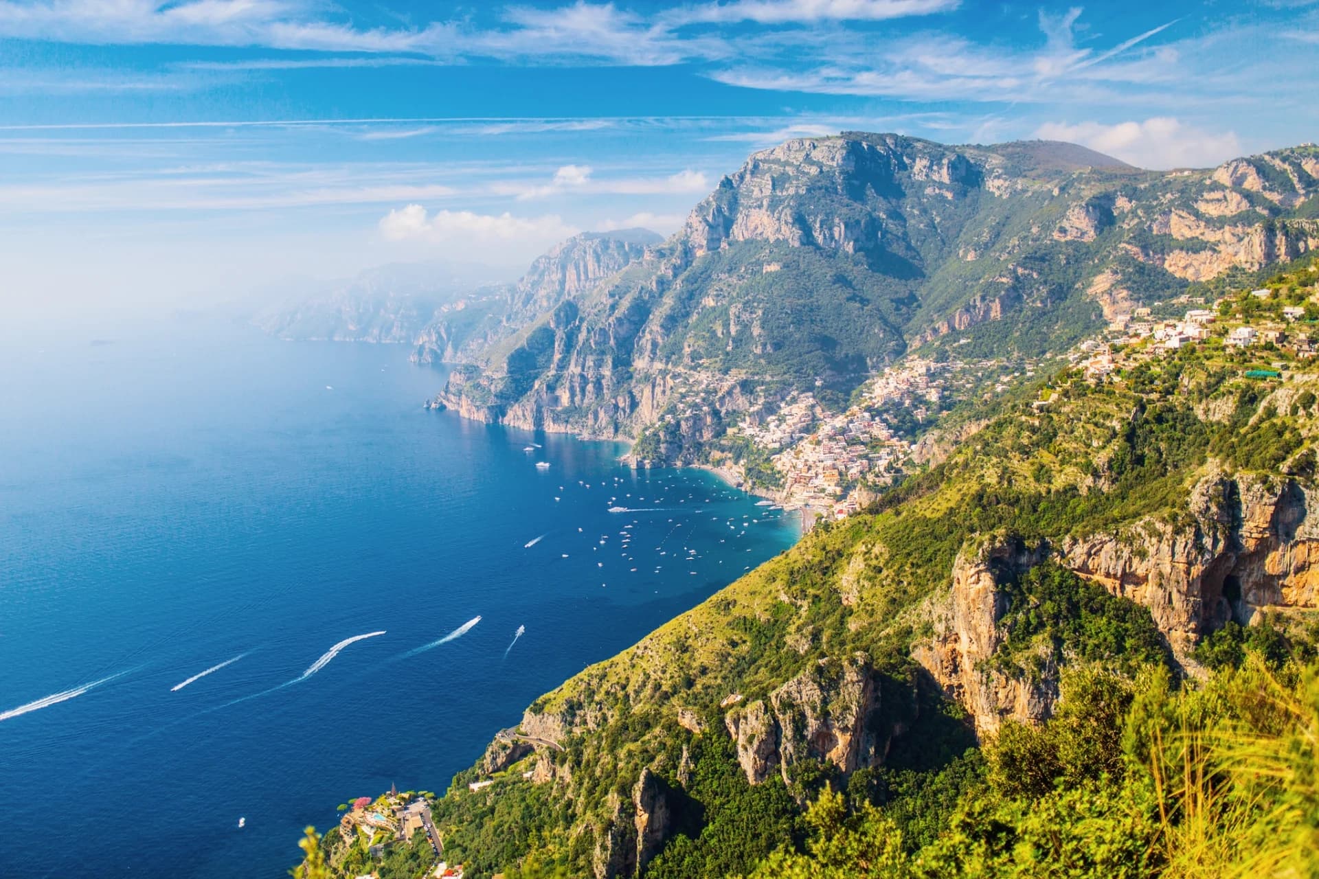 Sunset Tour of Positano & Amalfi with MC Luxury Service