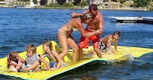Water Activities on Pittwater: Aqua Pad Floating Mat Adventure