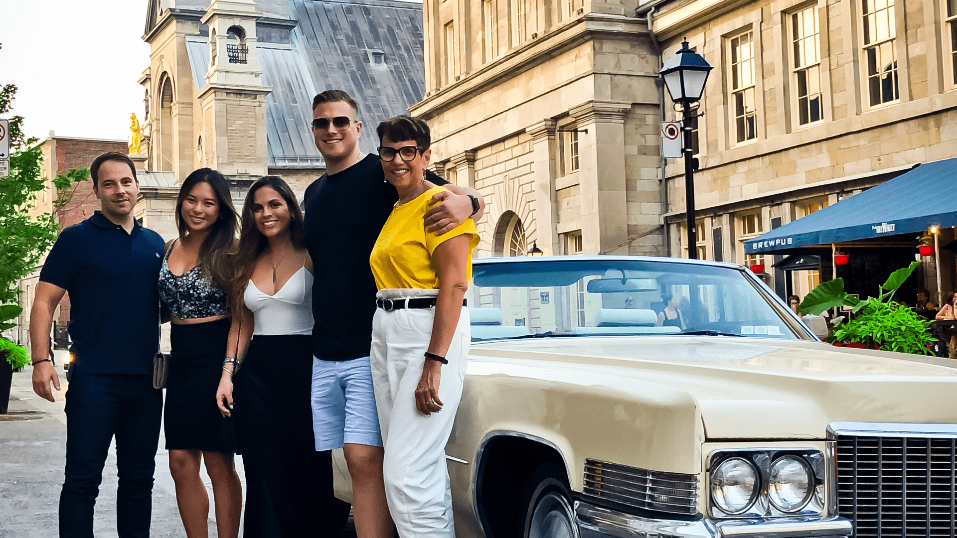 Vintage Cadillac Tour of Old Montreal with Throwback Tours