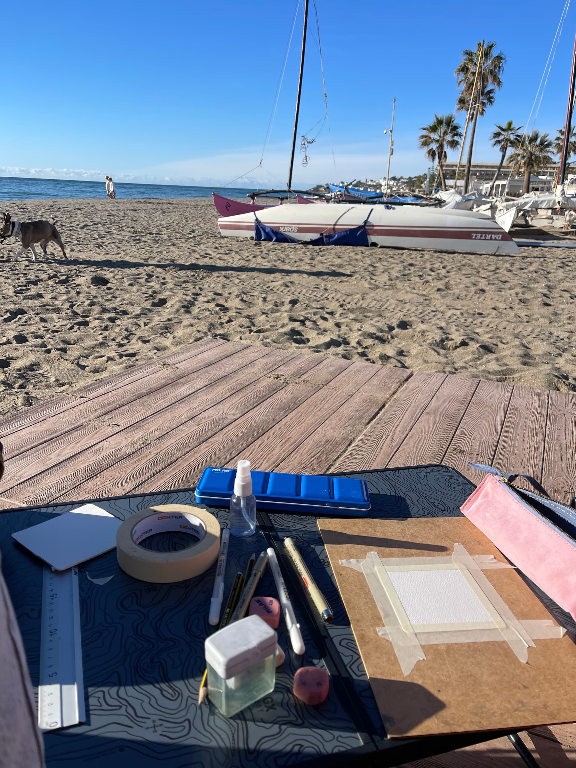 Watercolor Sketch Tour in La Cala de Mijas — Costa del Sol Art Walk photo 1