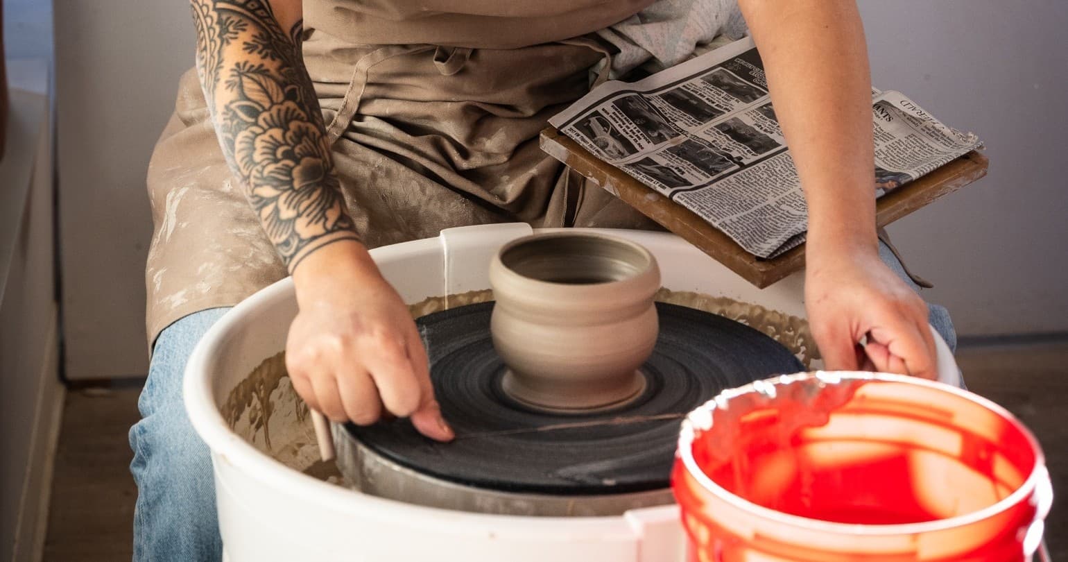 Wheelthrowing 101: Learn Pottery on the Wheel in South Philadelphia