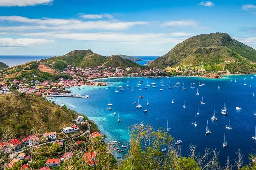 Full-Day Sail to Les Saintes from Deshaies: Snorkel Turtles & Island Villages