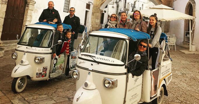 Land Adventures in Valle d'Itria with Ape Calessino Ostuni