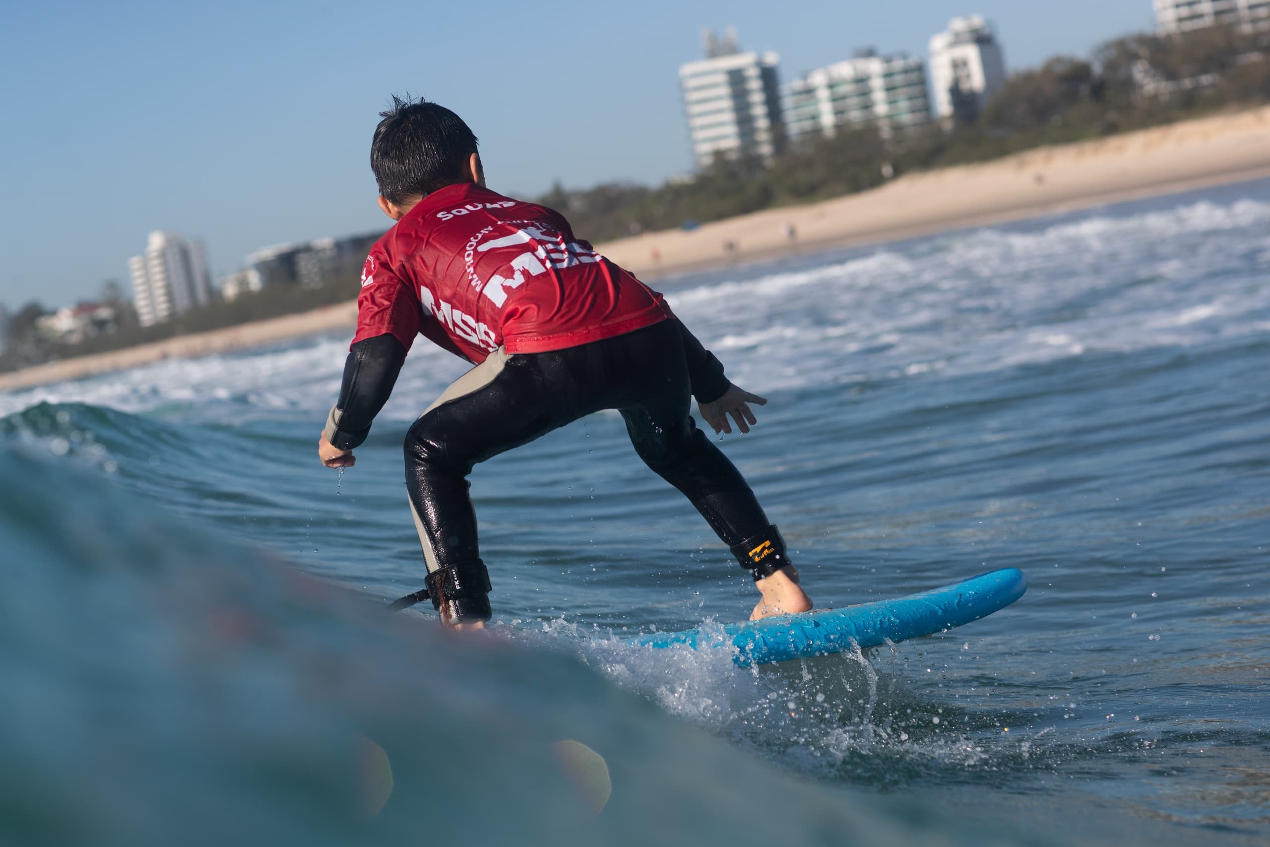 Surf Coaching for Kids in Maroochydore, Queensland
