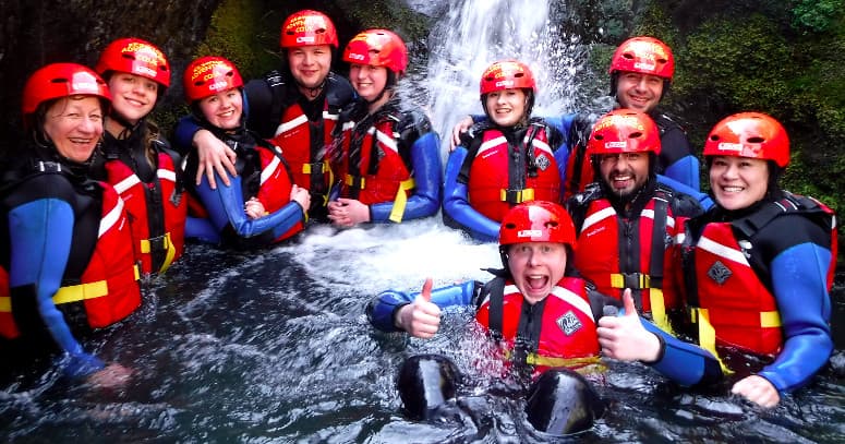 Ghyll Scrambling in the Lake District with Keswick Adventures