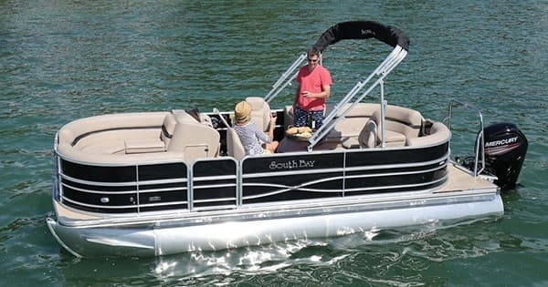 Lake LBJ Tritoon Rental: 13-Person South Bay for Hill Country Boating