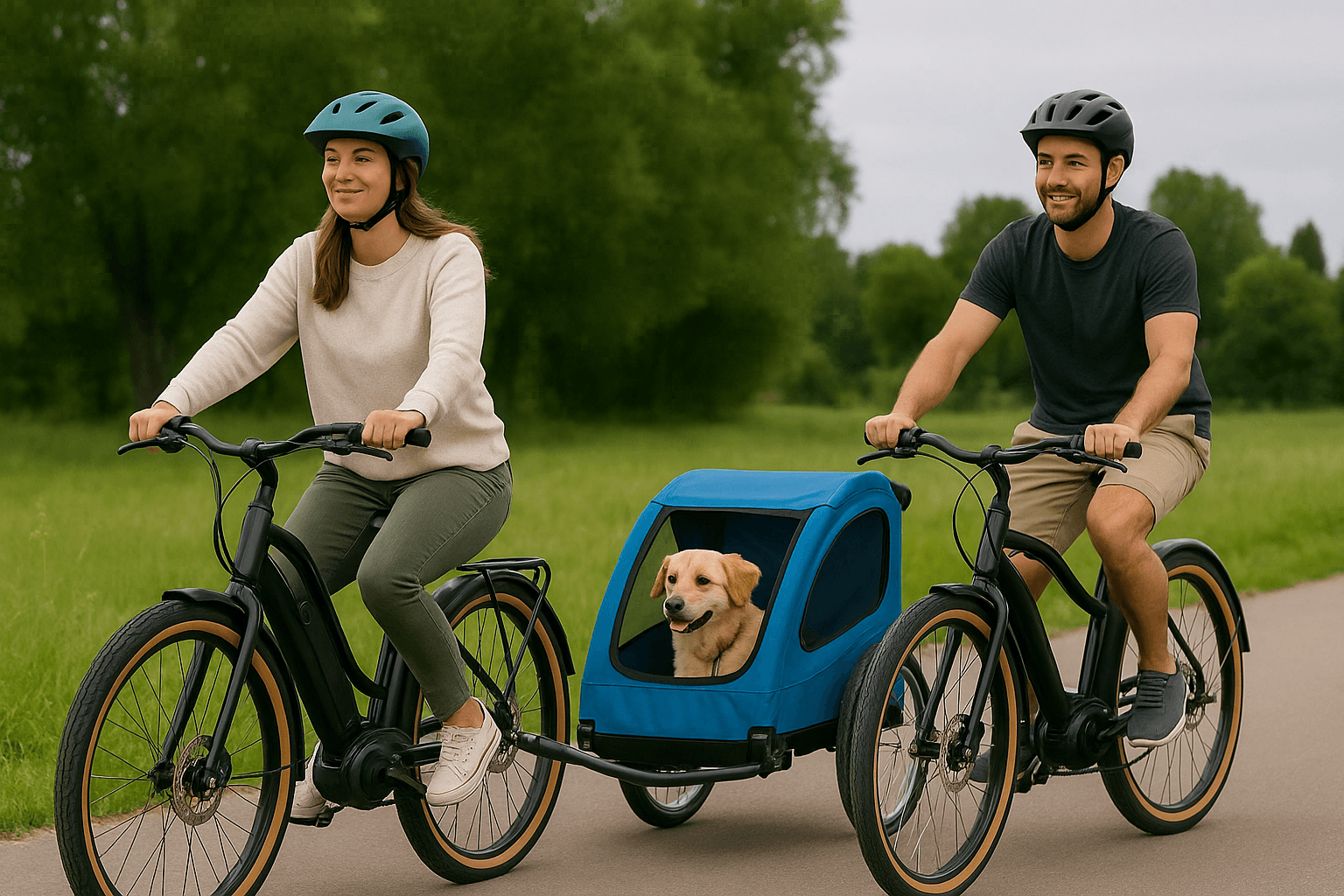Pet Bike Trailers at Northern Rivers Bike Hire, Mooball NSW