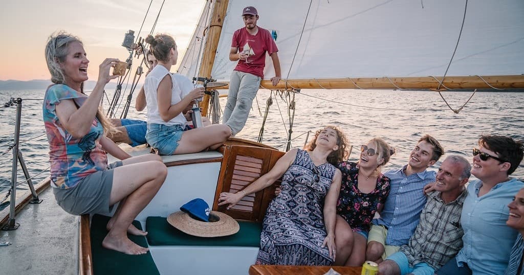Sunset Sailing on Lake Champlain: Friendship Sloop Cruises from Burlington photo 4