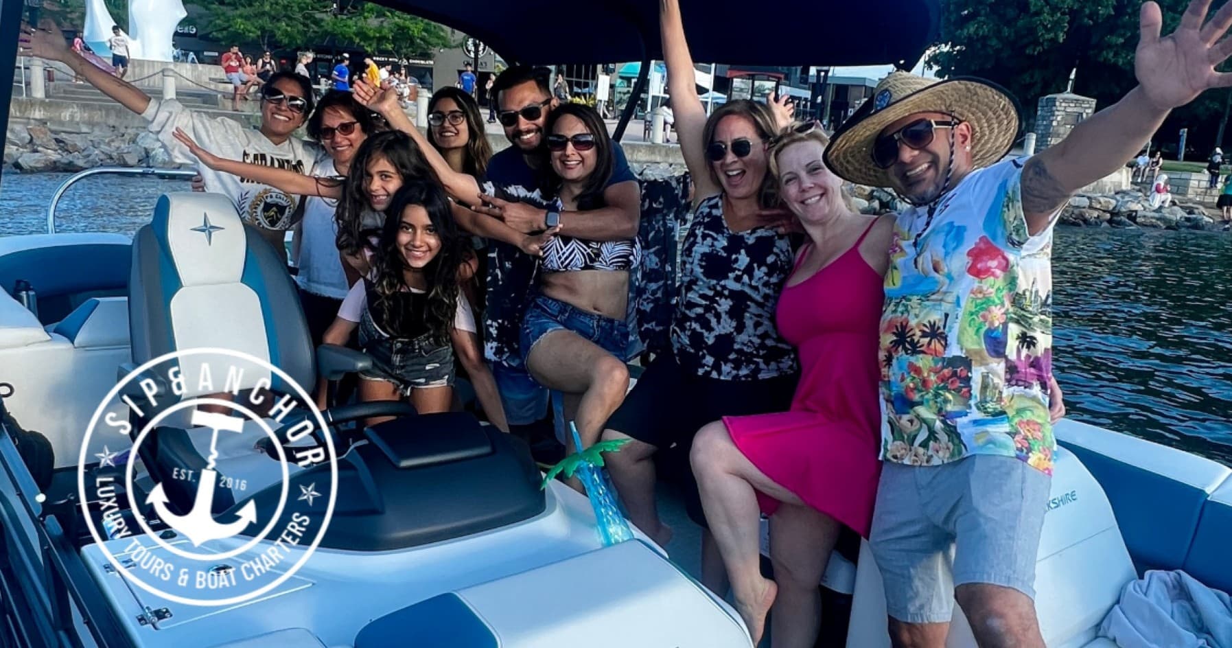 Water Activities & Sip & Anchor: Okanagan Lake Boat Trips