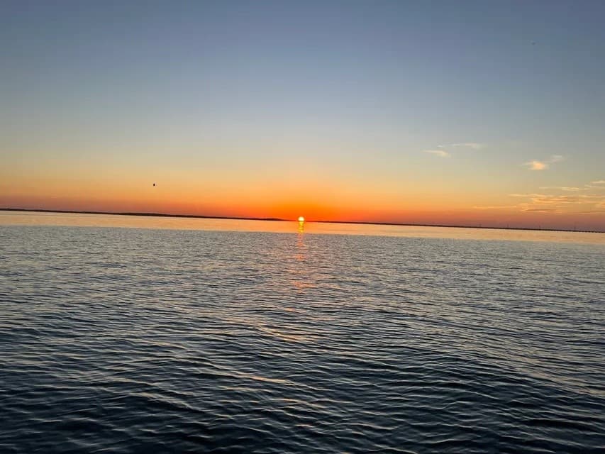 Sunset Tiki Boat Cruise in Smithfield, VA | Small-Group Hampton Roads Harbor Tour