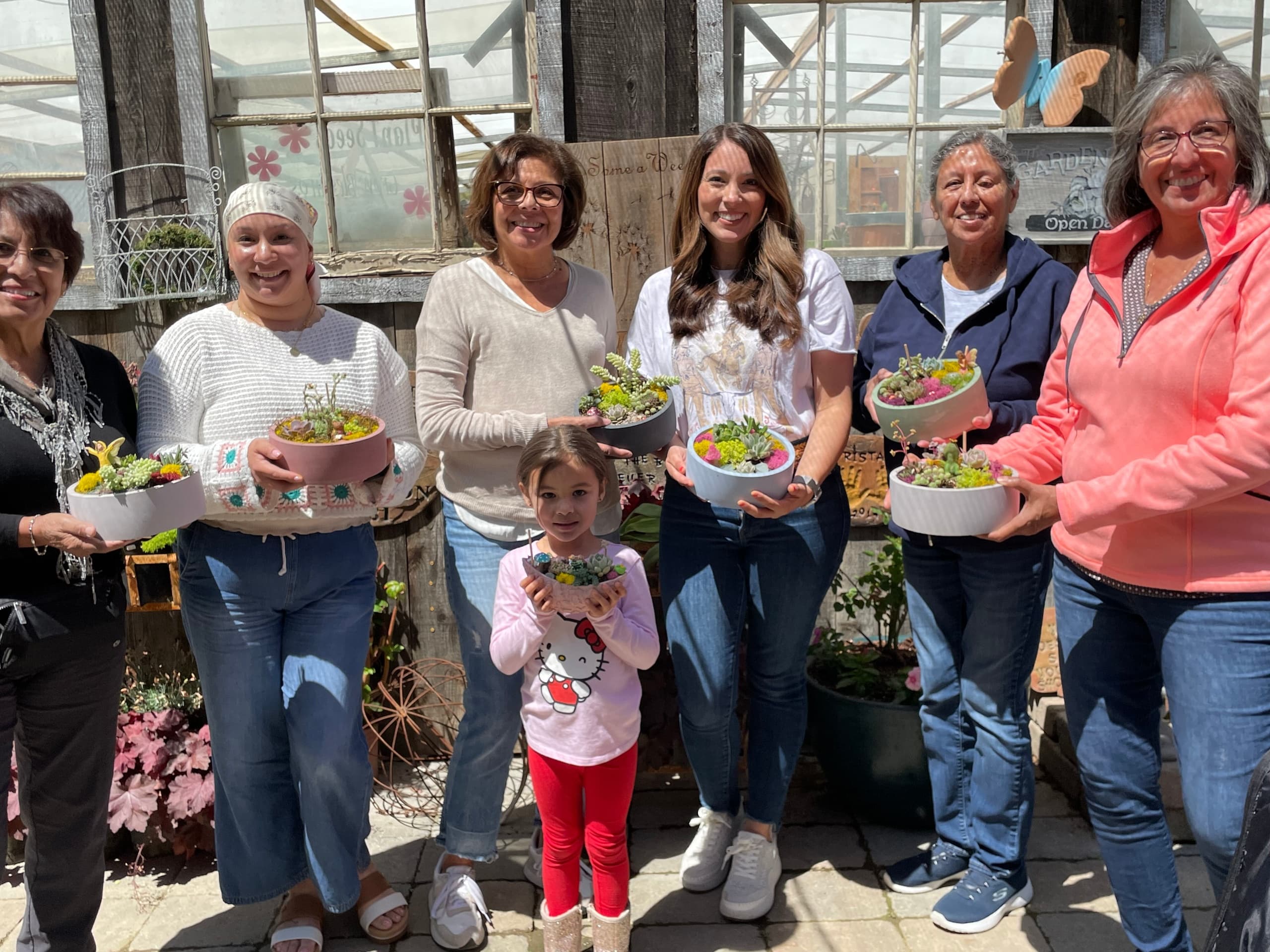 Mother's Day Potting Bar in Clovis: Succulent Workshop with Charcuterie & Bubbly photo 3