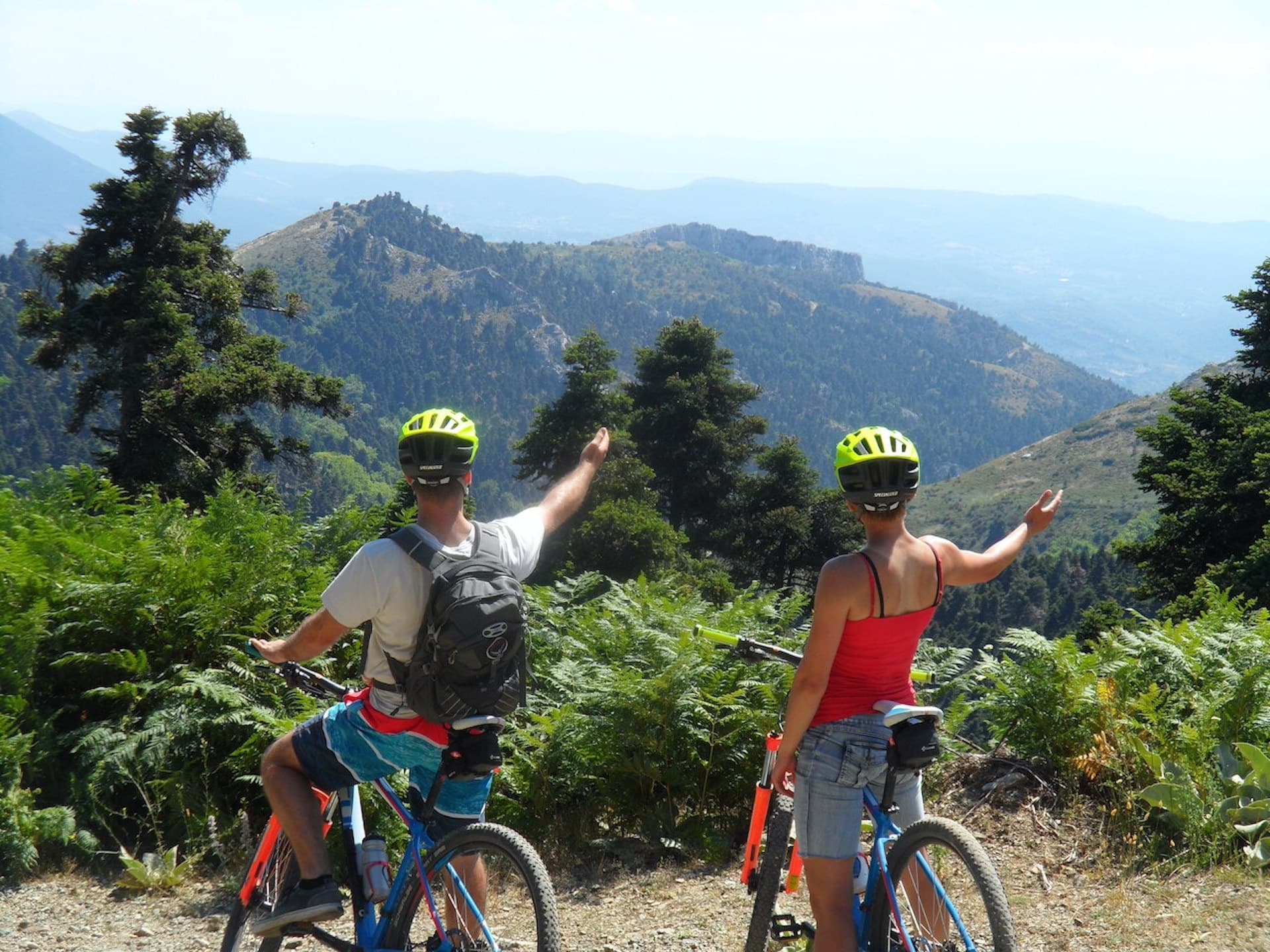 Mountain Biking Adventure with Evia Adventure Tours in Steni