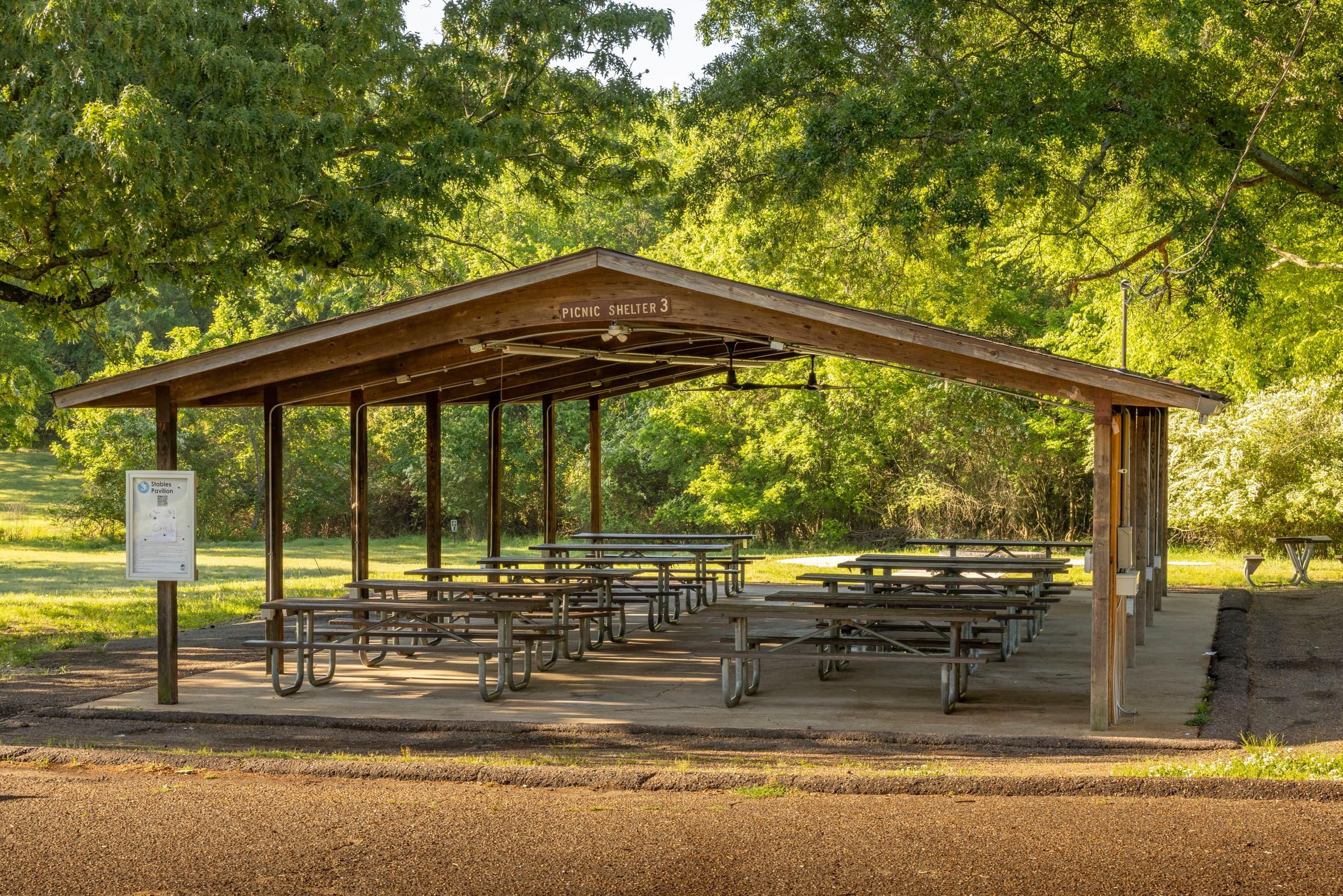 Outdoor Event Pavilion at Shelby Farms Park in Memphis