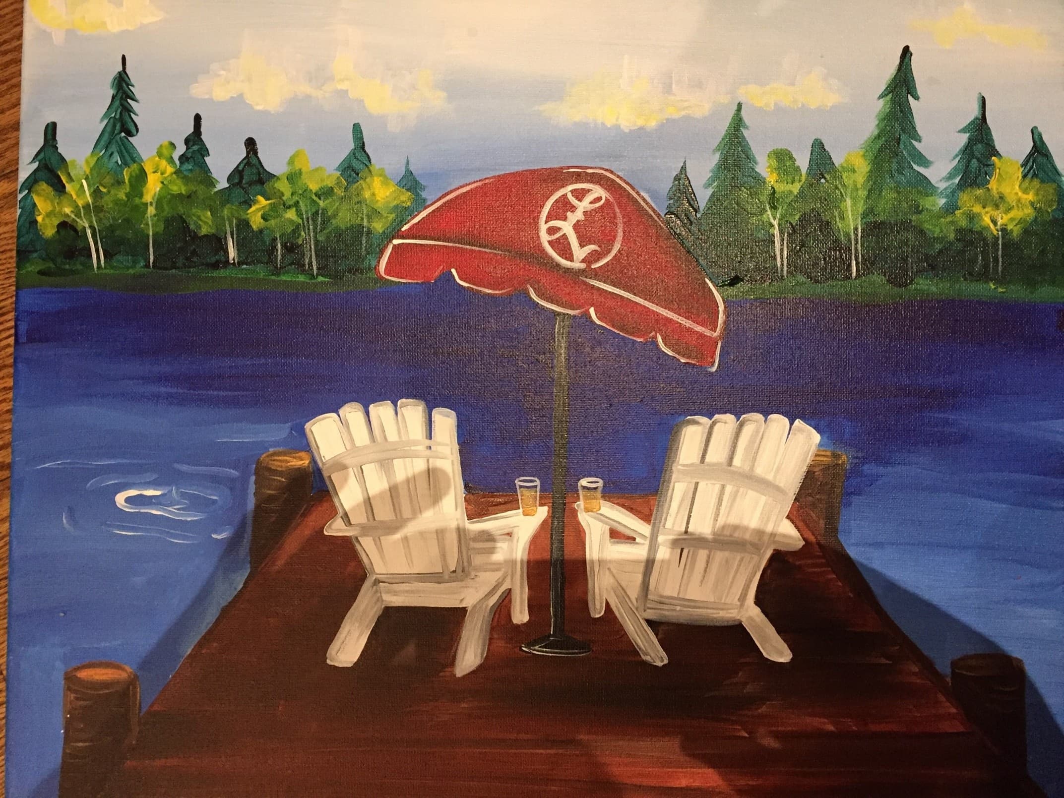 Leinie's on the Dock: Guided Paint Nights in Woodbury, MN