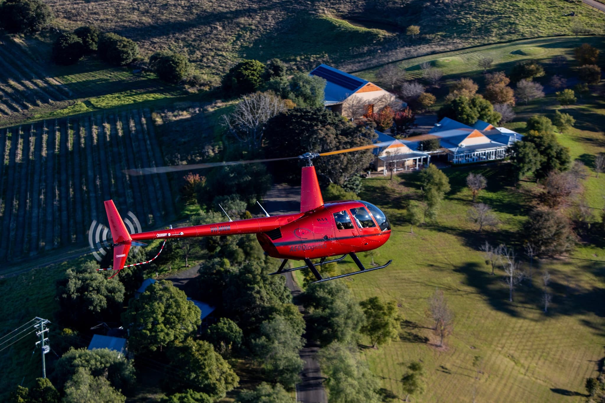 Soar Above Hunter Valley: Scenic Helicopter Tour Over Vineyards and Gardens