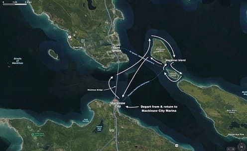 Mackinac & Round Islands Cruise: Small-Boat Tour Under the Mackinac Bridge