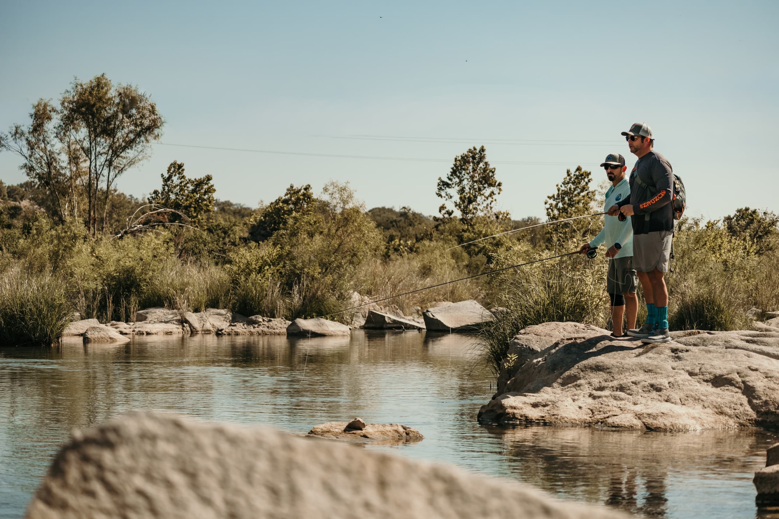 Wade and Learn: Fly Fishing the Llano River Near Marble Falls photo 1