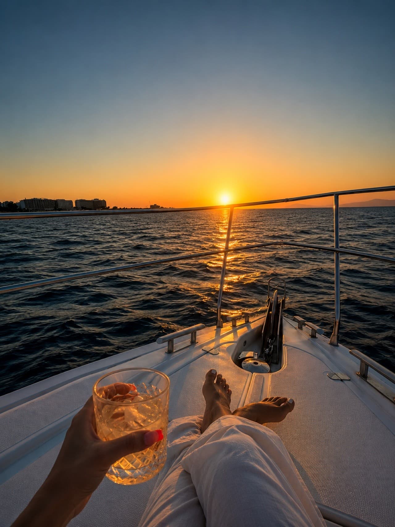 Luxury Half-Day Private Yacht Cruise in Rhodes: Kallithea to Anthony Quinn photo 2