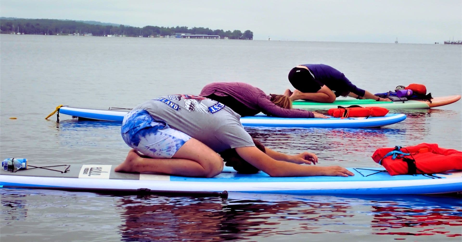 SUP Yoga Flow on North East River, Maryland