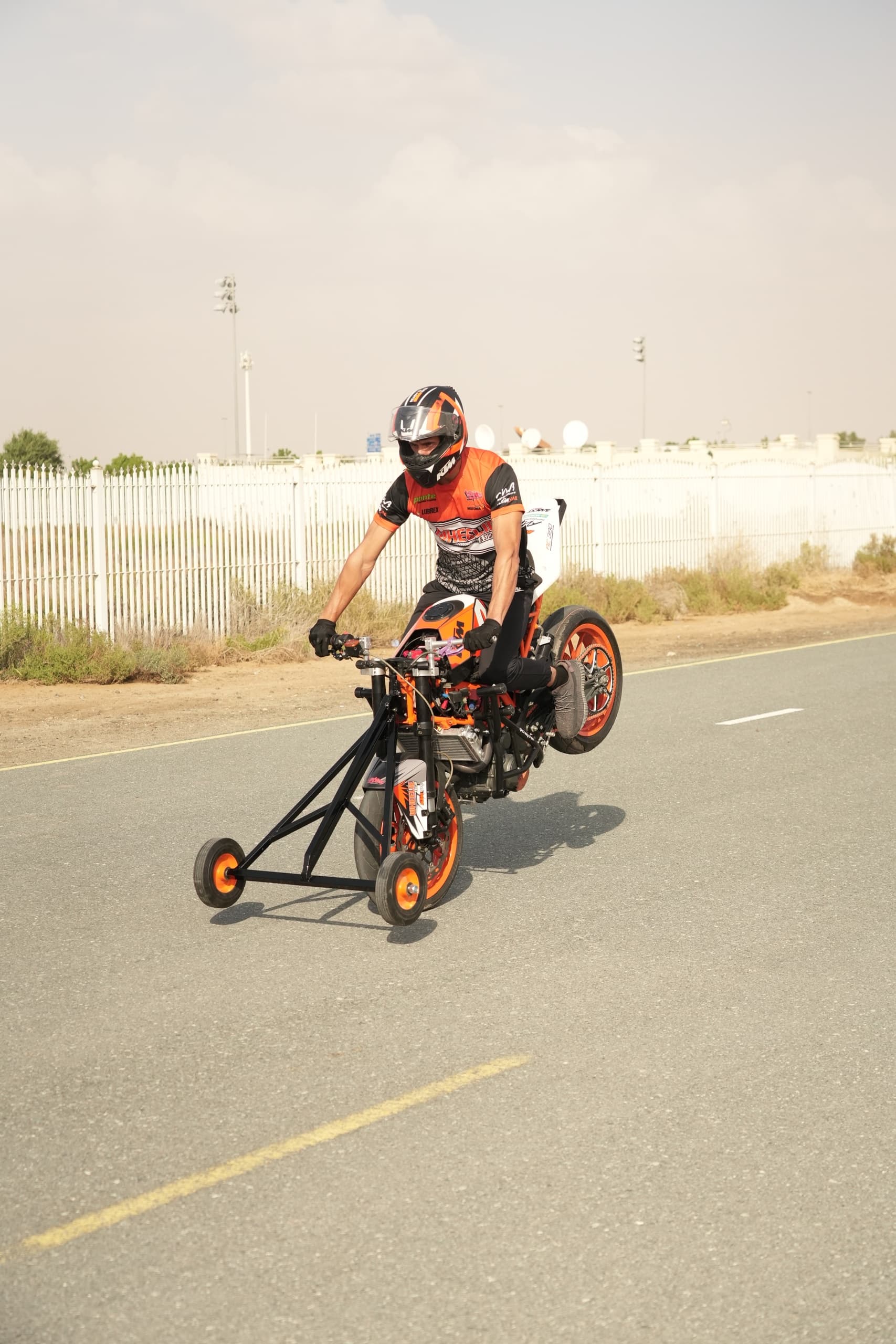 Master the Stoppie: 2-Hour Group Stoppie Training in 'Ud al Bayda', Dubai