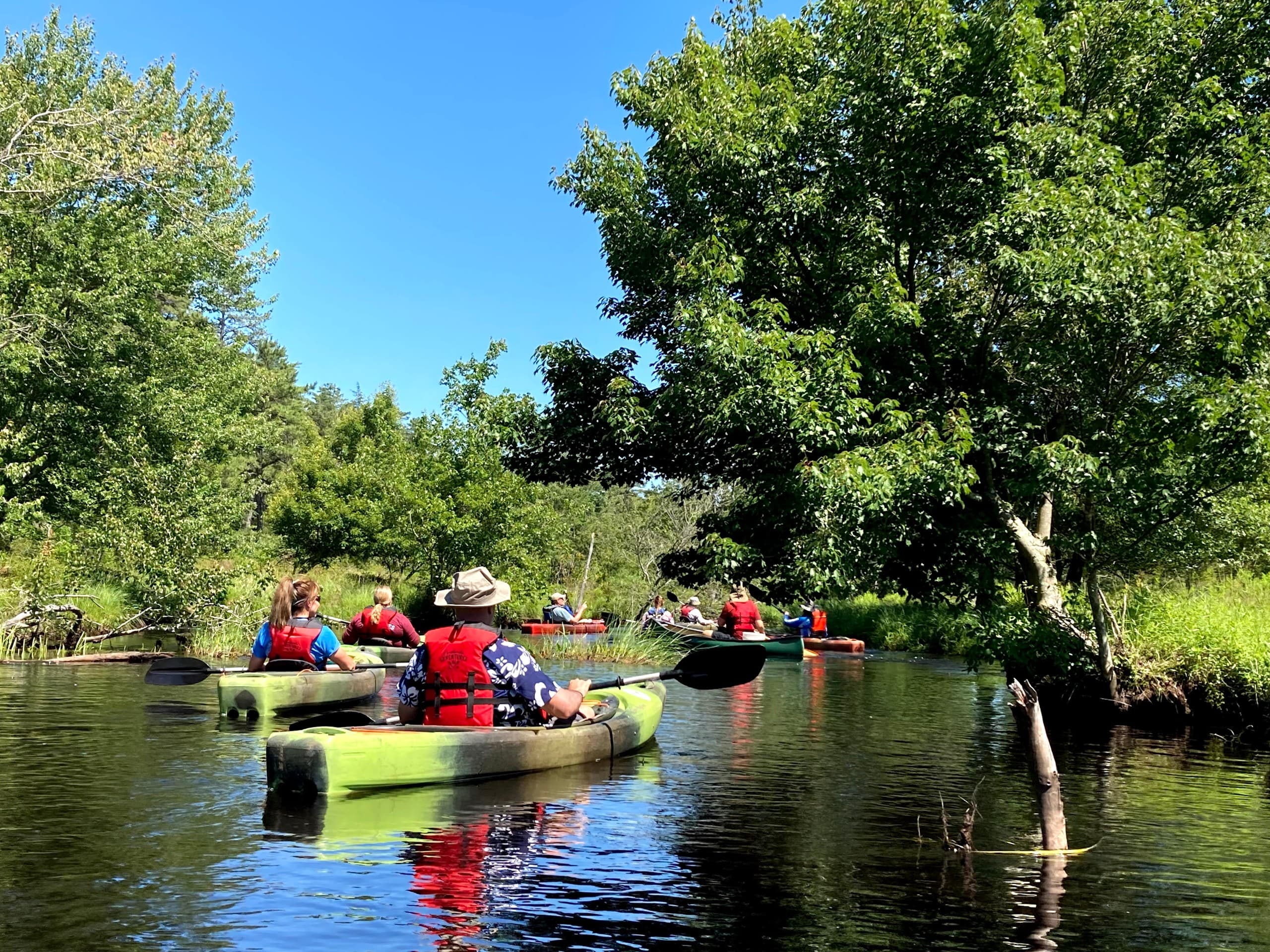 Adult Adventure Camp on the Batsto River: Pinelands Weekend Retreat
