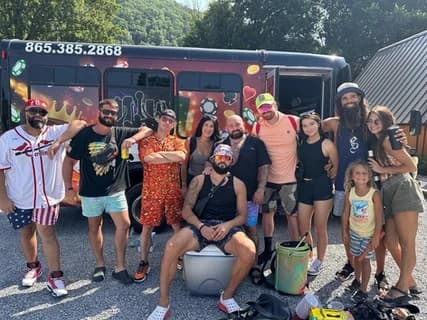 Land-Adventures & R Team Party Bus in Knoxville