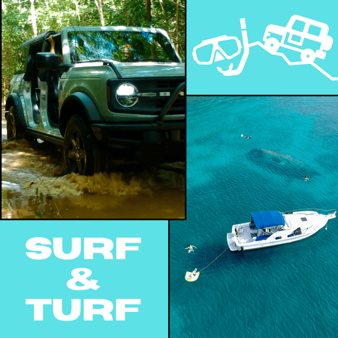 Full Day Surf & Turf Excursion in St. Thomas, USVI