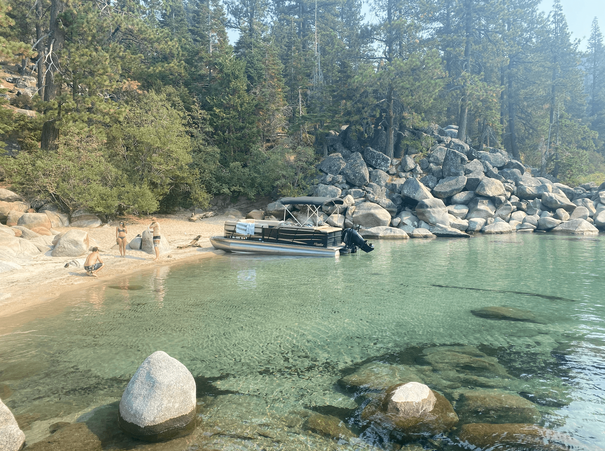 Pontoon Rental Adventure in Tahoe City, California