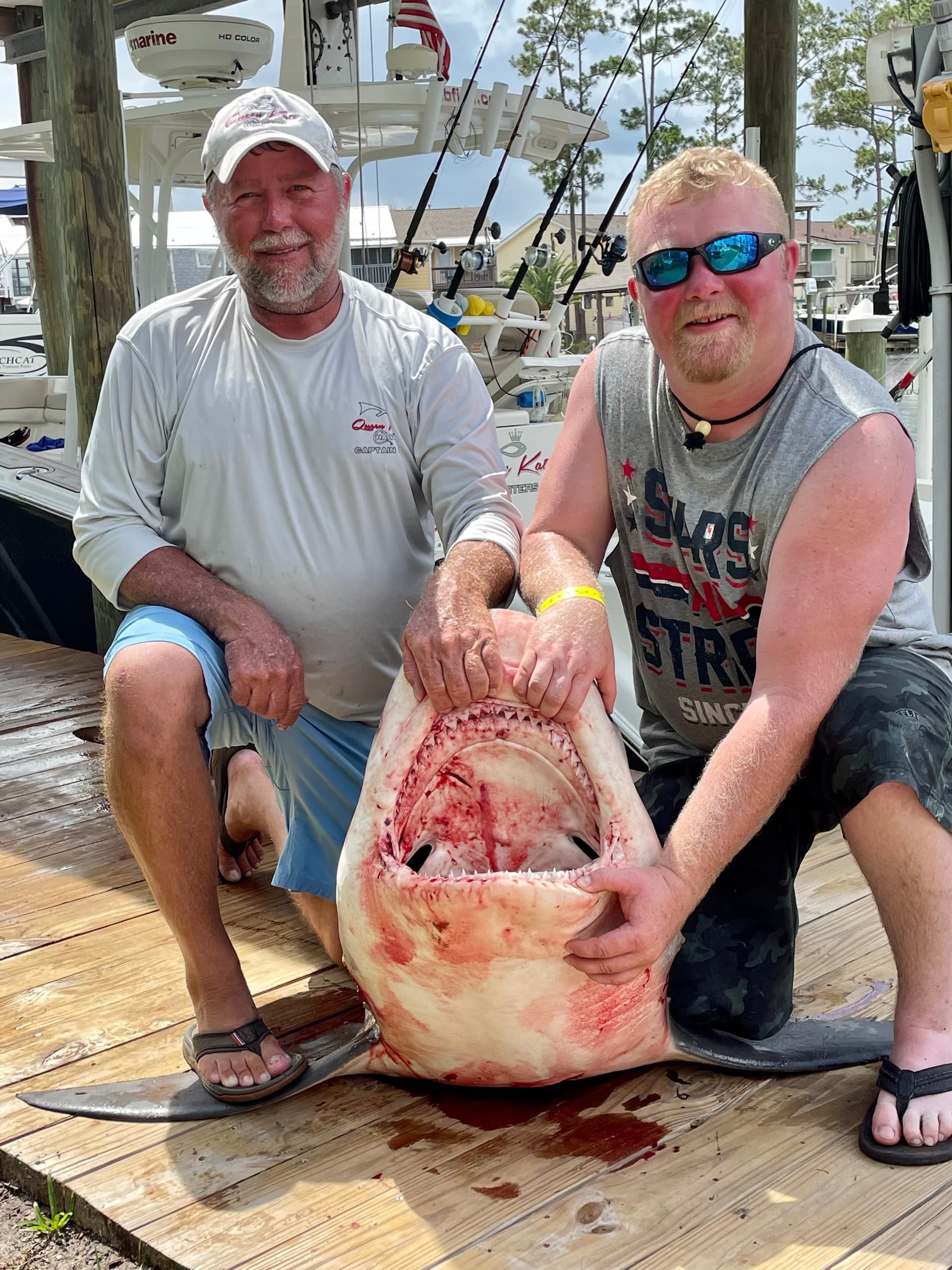 Shark Charters with Queen Kate Charters in Panama City