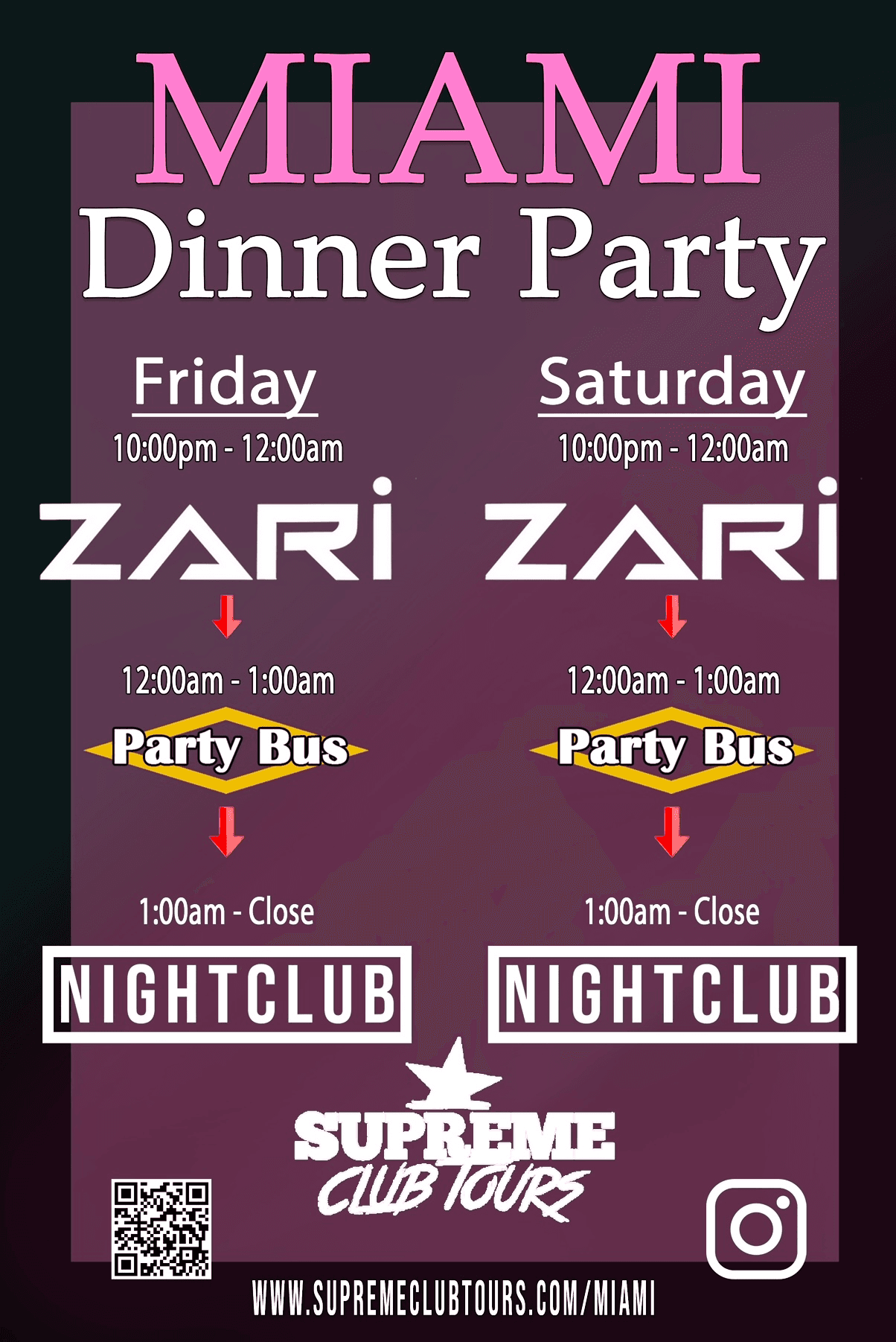 Experience Miami Nightlife: Dinner and VIP Clubbing on South Beach