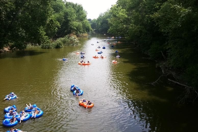 Water Activities at White River Canoe Company in Forest Park